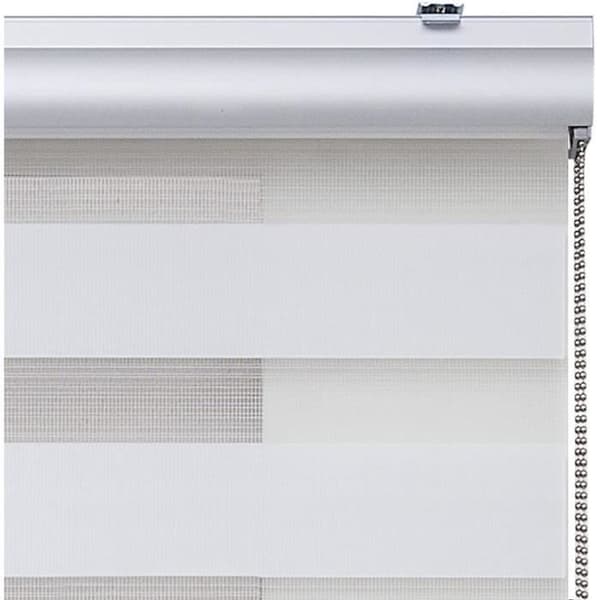Rullgardin för dag och natt för fönster och dörrar Vit 140 x 250 cm Estores Basic