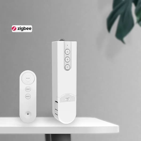 Smart elektrisk gardinmotor, Wi-Fi-anslutning, röststyrning,zigbee