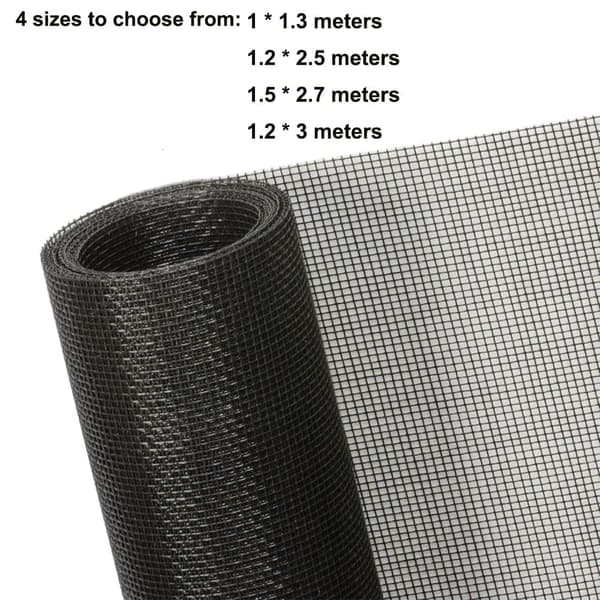 OBOSOE Windows Screen ja Screen Door, Lasikuitu Screen Mesh- Liukunäytön ovi Korjaus Patio ja Windows, Mesh hyttysnäytön ikkuna 1.2 * 3 meters