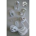 Miniatyrbild 1 av 2: BEGAGNAD Transparent persienn Naturals Vit Polyester (Renoverade A)