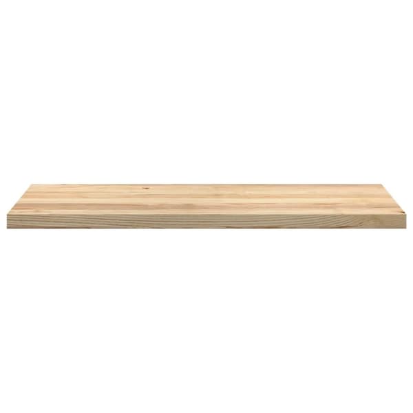 vidaXL Fönsterbänkar 2 st obehandlad 110x40x2 cm massiv ek
