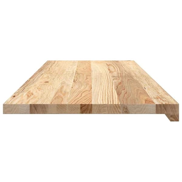 vidaXL vindueskarme 2 stk ubehandlet 110x40x2 cm massivt egetræ