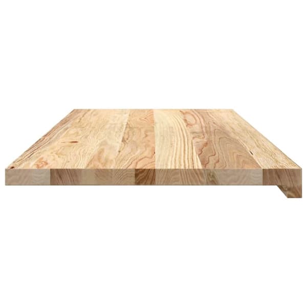 vidaXL Fönsterbänkar 2 st obehandlad 90x40x2 cm massiv ek