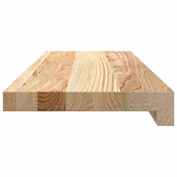 vidaXL Fönsterbänkar 2 st obehandlad 70x20x2 cm massiv ek