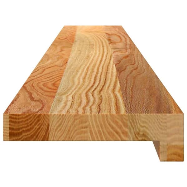 vidaXL ikkunalaudat 2 kpl vaaleanruskea 120x15x2 cm massiivipuutammea