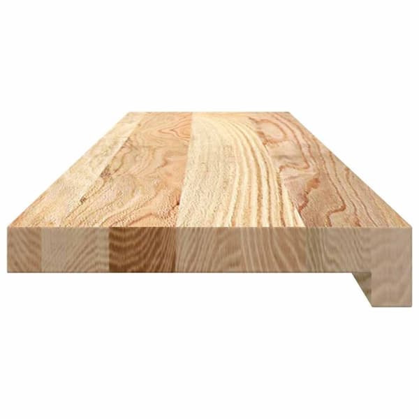 vidaXL vindueskarme 2 stk ubehandlet 90x20x2 cm massivt egetræ