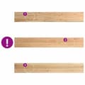Miniatyrbilde 7 av 10: vidaXL Vinduskarmer 2 stk ubehandlet 140x20x2 cm heltre eik