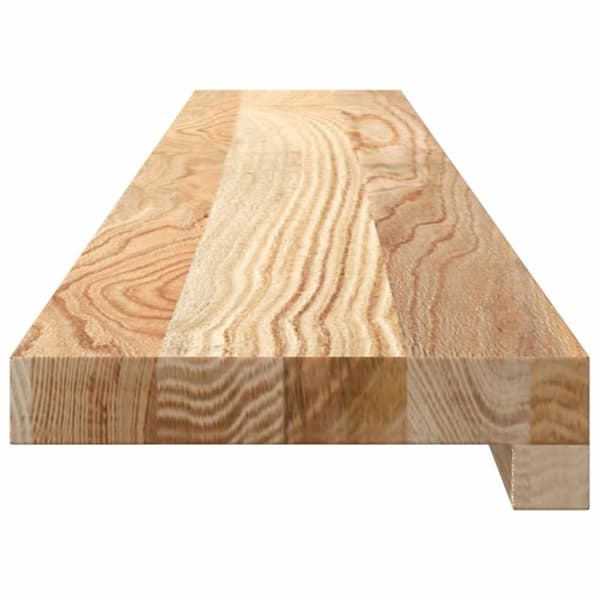 vidaXL Vinduskarmer 2 stk ubehandlet 110x15x2 cm heltre eik