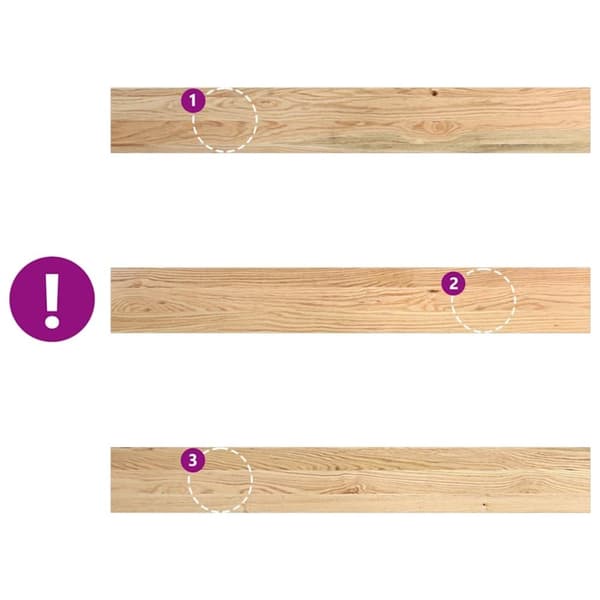vidaXL Vinduskarmer 2 stk ubehandlet 110x15x2 cm heltre eik
