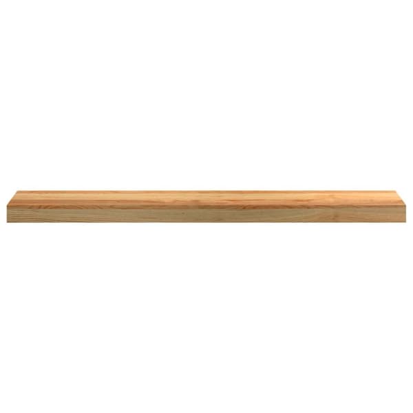 vidaXL Vinduskarmer 2 stk lysebrun 90x15x2 cm heltre eik