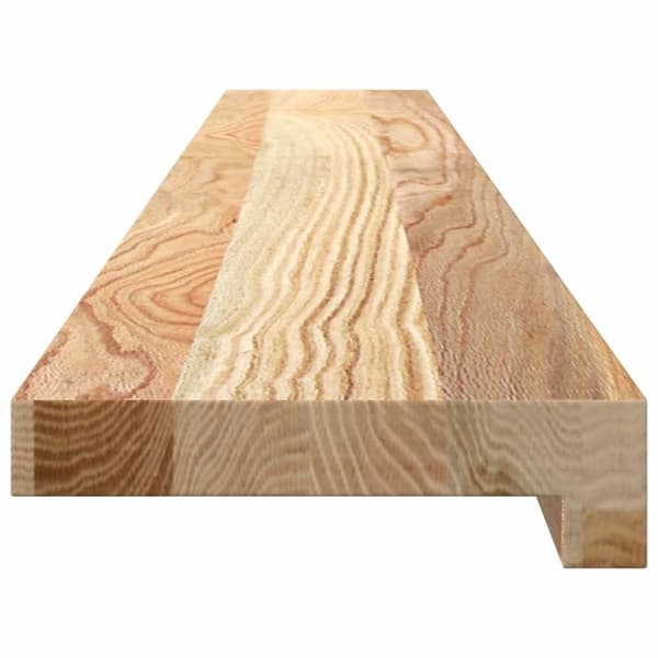 vidaXL vindueskarme 2 stk ubehandlet 120x15x2 cm massivt egetræ