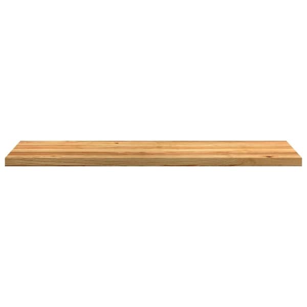 vidaXL Vinduskarmer 2 stk lysebrun 140x40x2 cm heltre eik