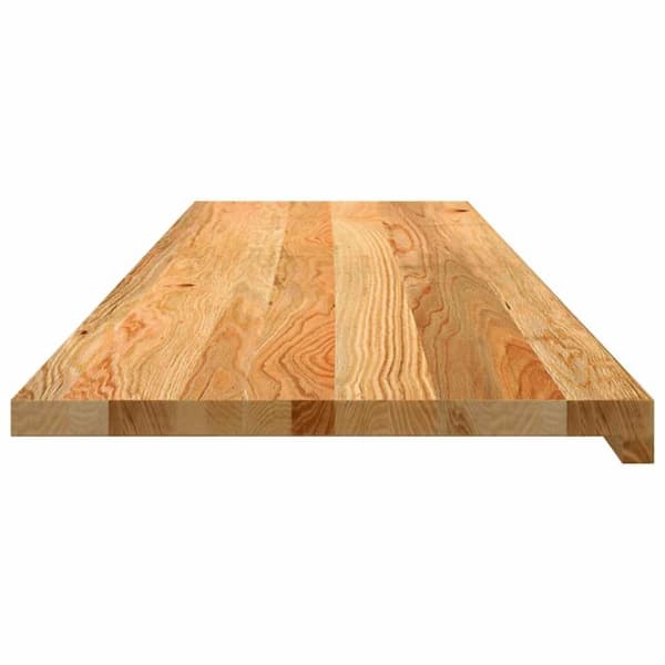 vidaXL Vinduskarmer 2 stk lysebrun 140x40x2 cm heltre eik