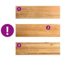 Miniatyrbilde 7 av 11: vidaXL Vinduskarmer 2 stk lysebrun 140x40x2 cm heltre eik
