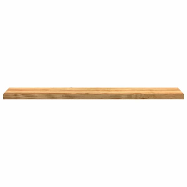 vidaXL vindueskarme 2 stk lysebrun 140x30x2 cm massivt egetræ