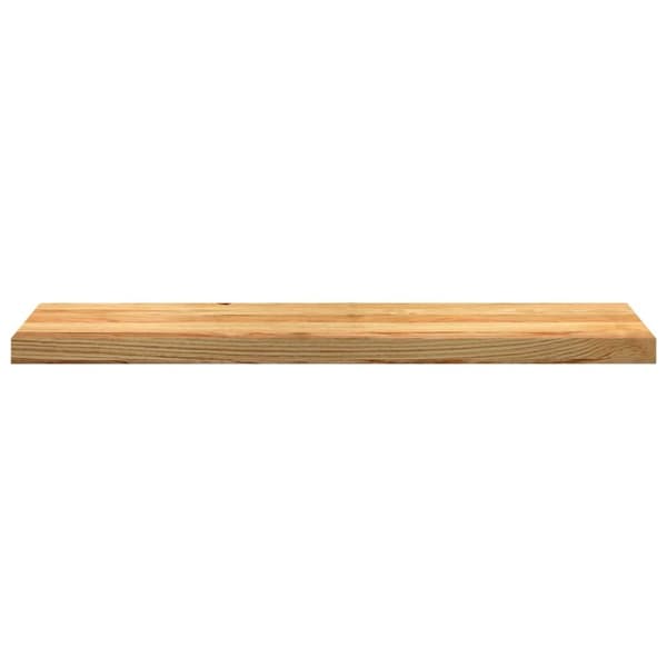vidaXL Vinduskarmer 2 stk lysebrun 100x30x2 cm heltre eik