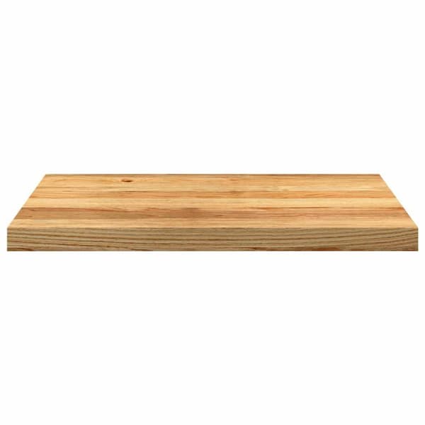 vidaXL vindueskarme 2 stk lysebrun 70x40x2 cm massivt egetræ