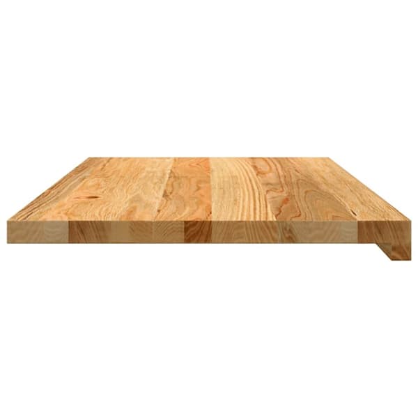 vidaXL vindueskarme 2 stk lysebrun 70x40x2 cm massivt egetræ