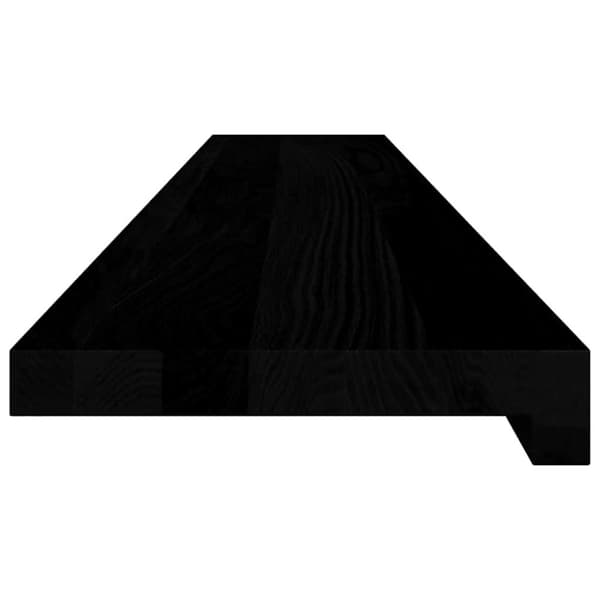 vidaXL vindueskarme 2 stk mørkebrun 120x20x2 cm massivt egetræ