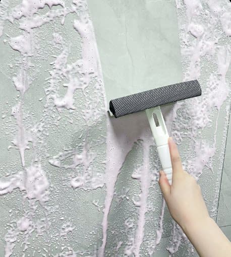 Multifunktionel vinduespudser vinduesskraber med vandsprayfunktion