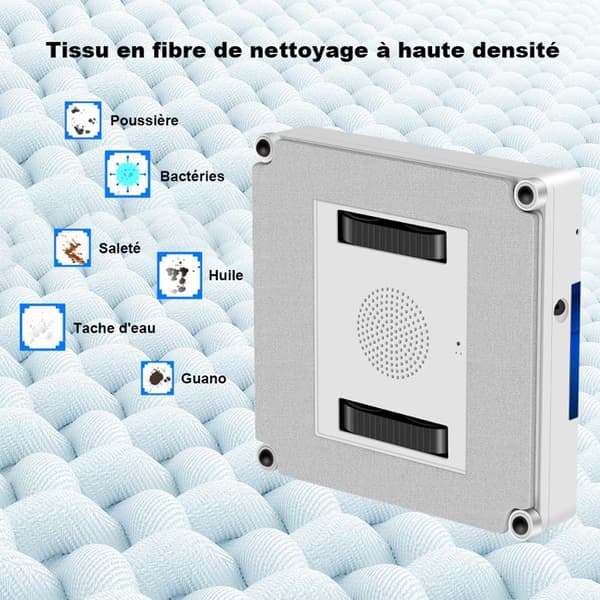 Liectroux Robot Fönsterputs YW509 - Automatisk Sprutning Dubbel Riktning Tank 100mL - 3800 pa - Trippel Säkerhet