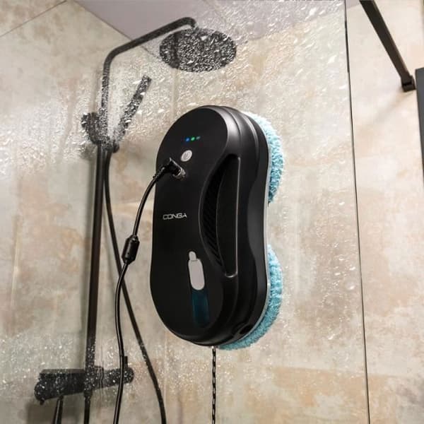 Cecotec Conga Fönstertvättrobot med APP Conga Windroid 880 SprayWater Connected T. 3 i 1, iTech Win 4.0, Inkorporering av Spray Li