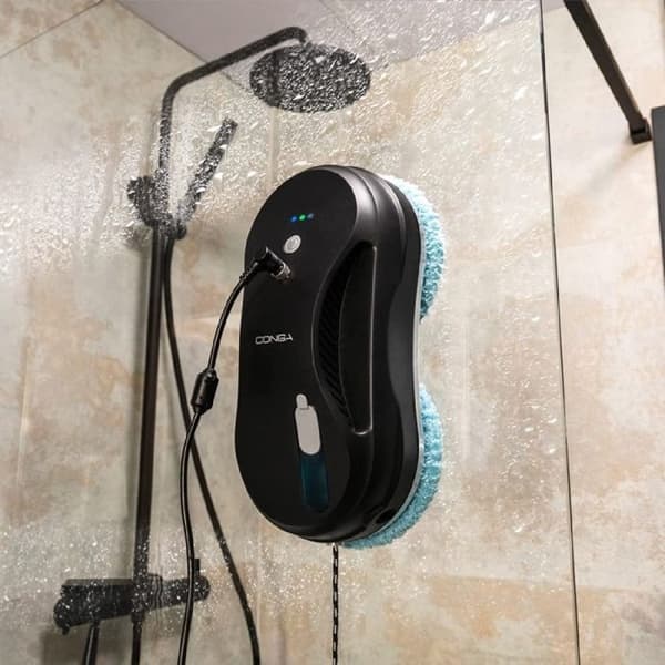 Cecotec Conga Fönstertvättrobot med APP Conga Windroid 880 SprayWater Connected T. 3 i 1, iTech Win 4.0, Inkorporering av Spray Li