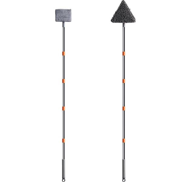 INF Grå orange mopp och hinksats (kombination) - effektiv rengöringslösning Grå0