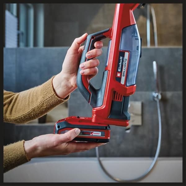 Einhell Fönsterputsare utan sladd BRILLIANTO Solo Power X-Change (18 V, sugmunstycke på 28 cm) Levereras utan batteri eller laddare.
