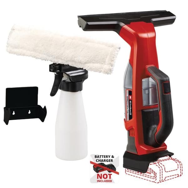 Einhell Fönsterputsare utan sladd BRILLIANTO Solo Power X-Change (18 V, sugmunstycke på 28 cm) Levereras utan batteri eller laddare.