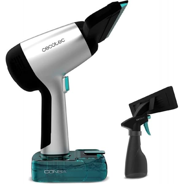 CECOTEC CONGA ROCKSTAR 3700 GLAS FÖNSTERVAKUUM Svart, Silver, Turkos