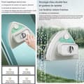 Miniatyrbild 3 av 4: Dubbel Sidig Magnetfönsterputs INN® 8-40mm 6 Hastigheter Automatisk Vattenutlopp Smidigare Fönsterputs Vit