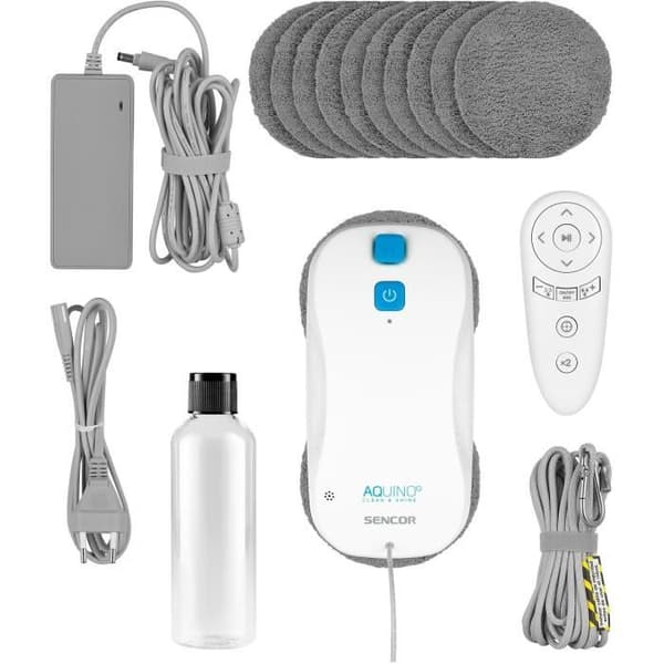 Robot Fönsterputsare - SENCOR - SRW 6010WH - 72 W - 70 dB - 60 ml - Vit