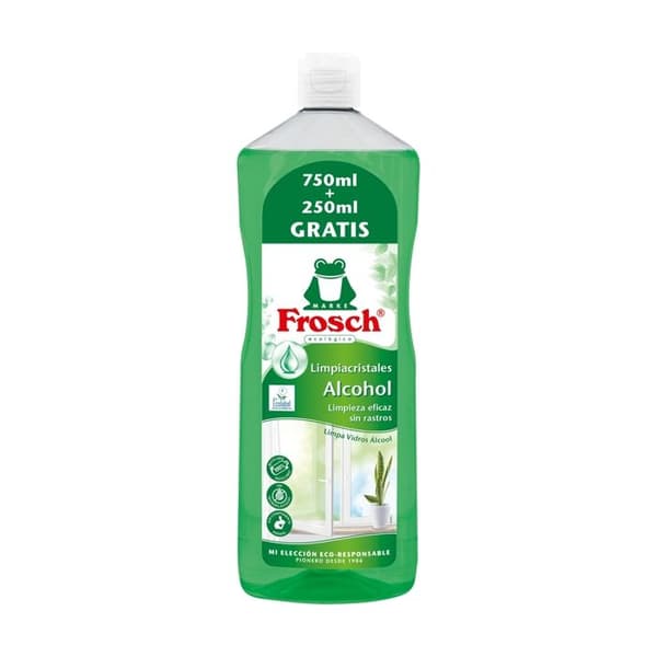 FROSCH - Alkoholbaserad fönsterrengöring Eco 750 ml + 250 ml gratis