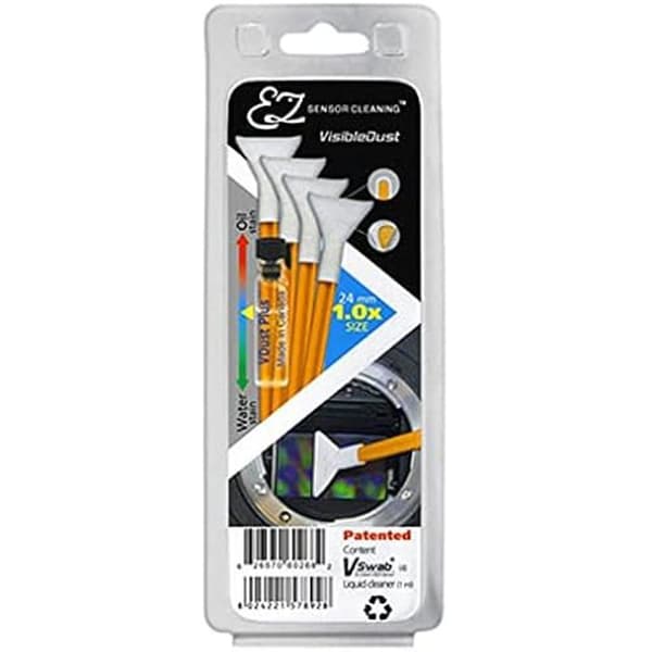 Rengöringskit - VISIBLE DUST - Vdust 1.0 - Orange färg - Designad för kamerors sensorer