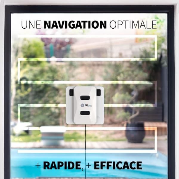 Fönsterputsningsrobot - EZICLEAN Windobot S5 Pro - 72 W - Vit