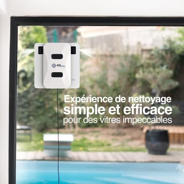 Fönsterputsningsrobot - EZICLEAN Windobot S5 Pro - 72 W - Vit