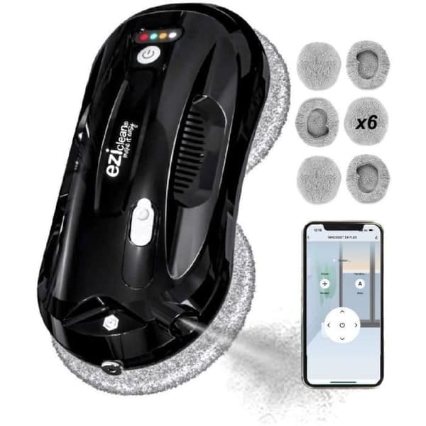 EZIclean Windobot S4 Plus -ikkunanpesurobotti - EZICLEAN - Pyörivä liike - Varaparisto - Märkä