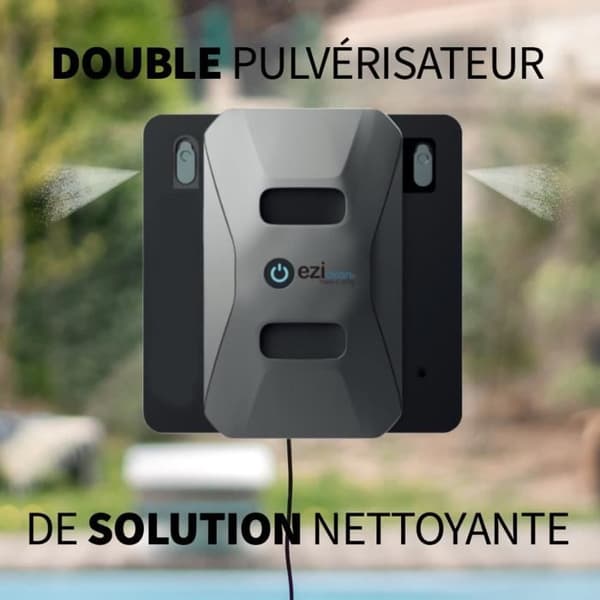 EZICLEAN Windobot S6 ULTRA fönsterputsningsrobot - Snabb, kraftfull och tyst - 2 automatiska diffusorer för effektiv rengöring