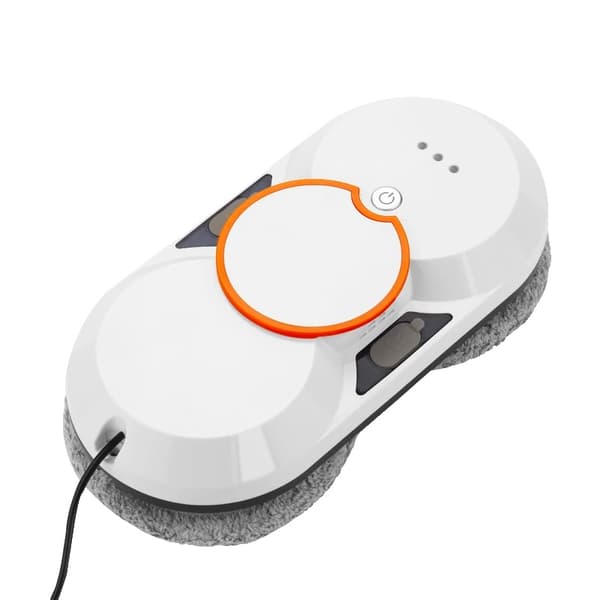 Fönsterputsrobot, 3 rengöringslägen, 2 minuter per kvadratmeter,2.4G, Vit (100-240V)