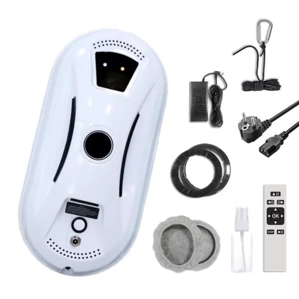 Automatisk Vattenspraymålning Robot, 4 Minuter per Kvadratmeter Torkhastighet, 2800 PA Sugkraft,Vit