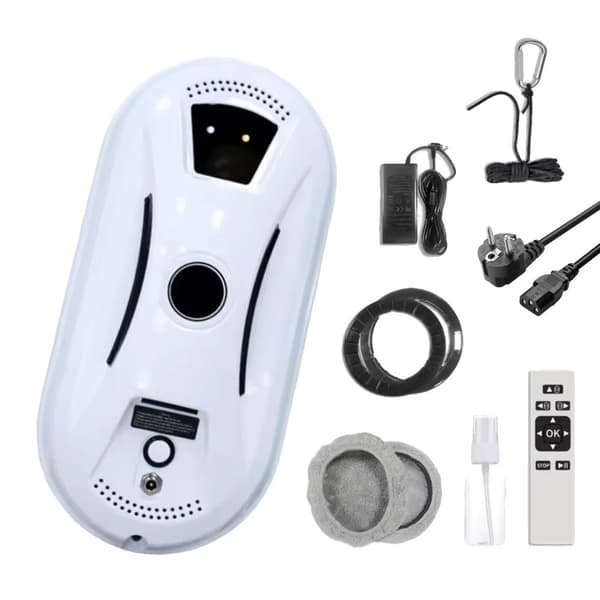 Automatisk Vattenspraymålning Robot, 4 Minuter per Kvadratmeter Torkhastighet, 2800 PA Sugkraft,Vit