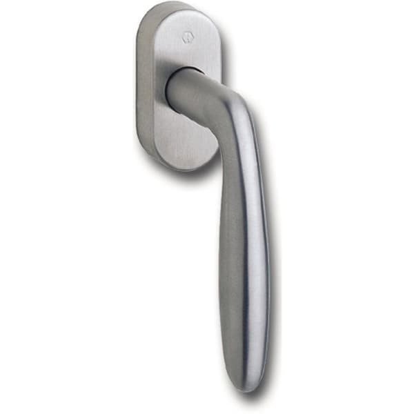 Hoppe fönsterhandtag - 8102154 - Verona fönsterhandtag, fyrkantigt 7 x 32 mm, rostfri effekt,