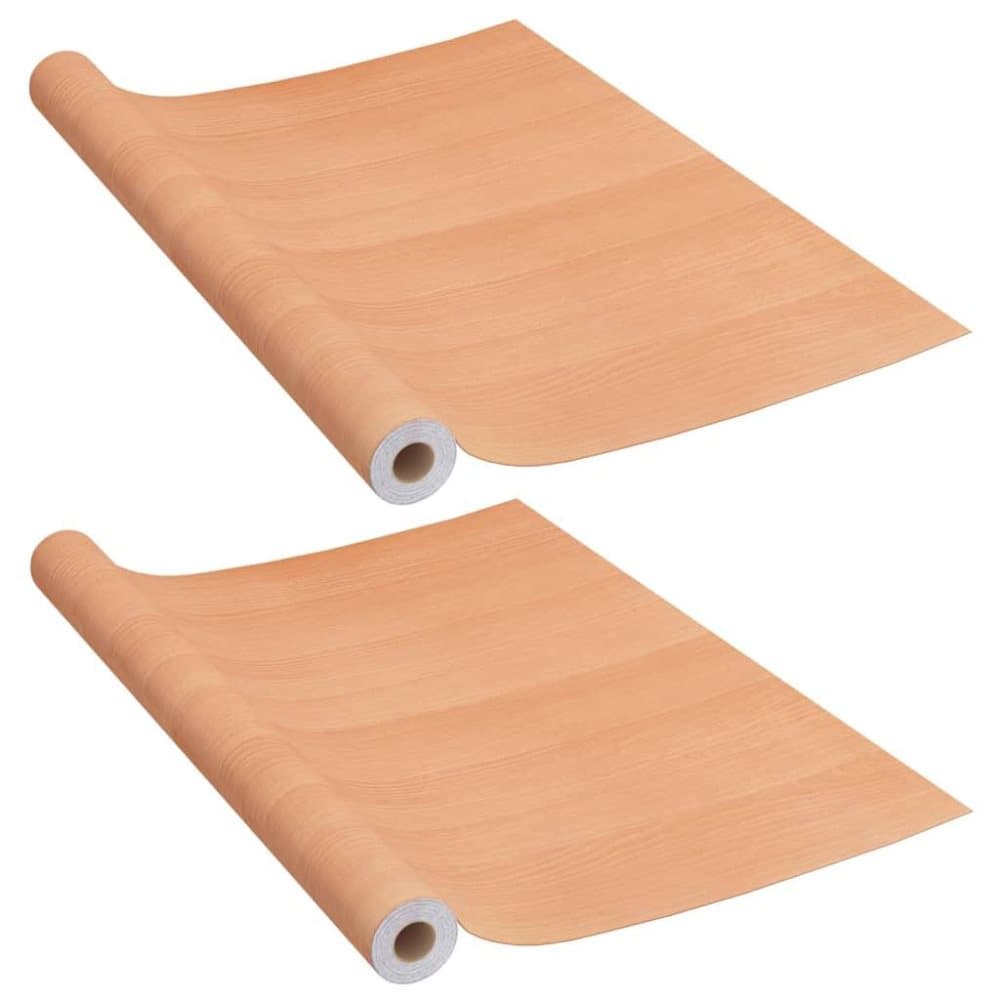 vidaXL Selvklebende folier til dør 2 stk 210x90 cm PVC japansk eik