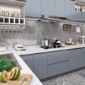 Miniatyrbilde 2 av 5: vidaXL Selvklebende folie til møbler grå 500x90 cm PVC