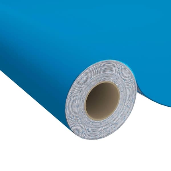 vidaXL selvklæbende folie til møbler 500x90 cm PVC azurblå