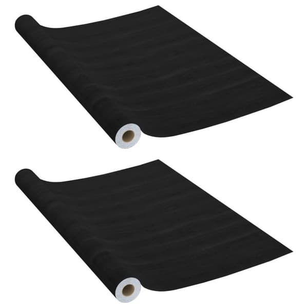 vidaXL Selvklebende møbelfolier 2 stk 500x90 cm PVC mørk trefarge