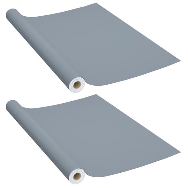 vidaXL Selvklebende møbelfolier 2 stk 500x90 cm PVC grå