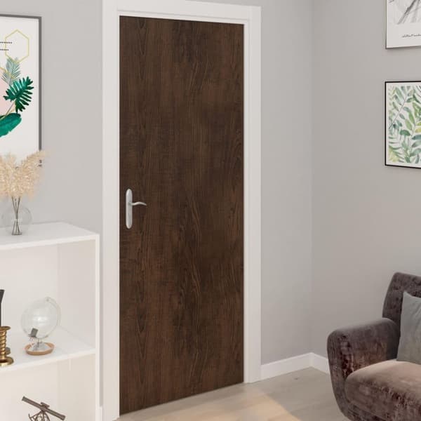 vidaXL Selvklebende møbelfolier 2 stk 500x90 cm PVC mørk eikefarge