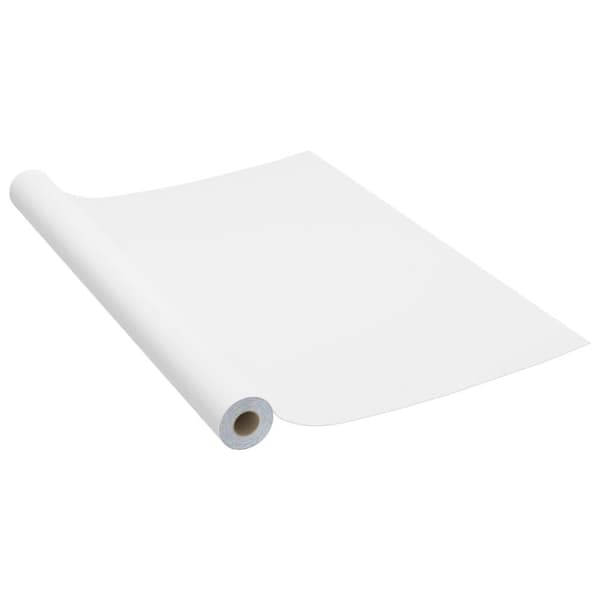 vidaXL Dekorplast 2 st vit 500x90 cm PVC